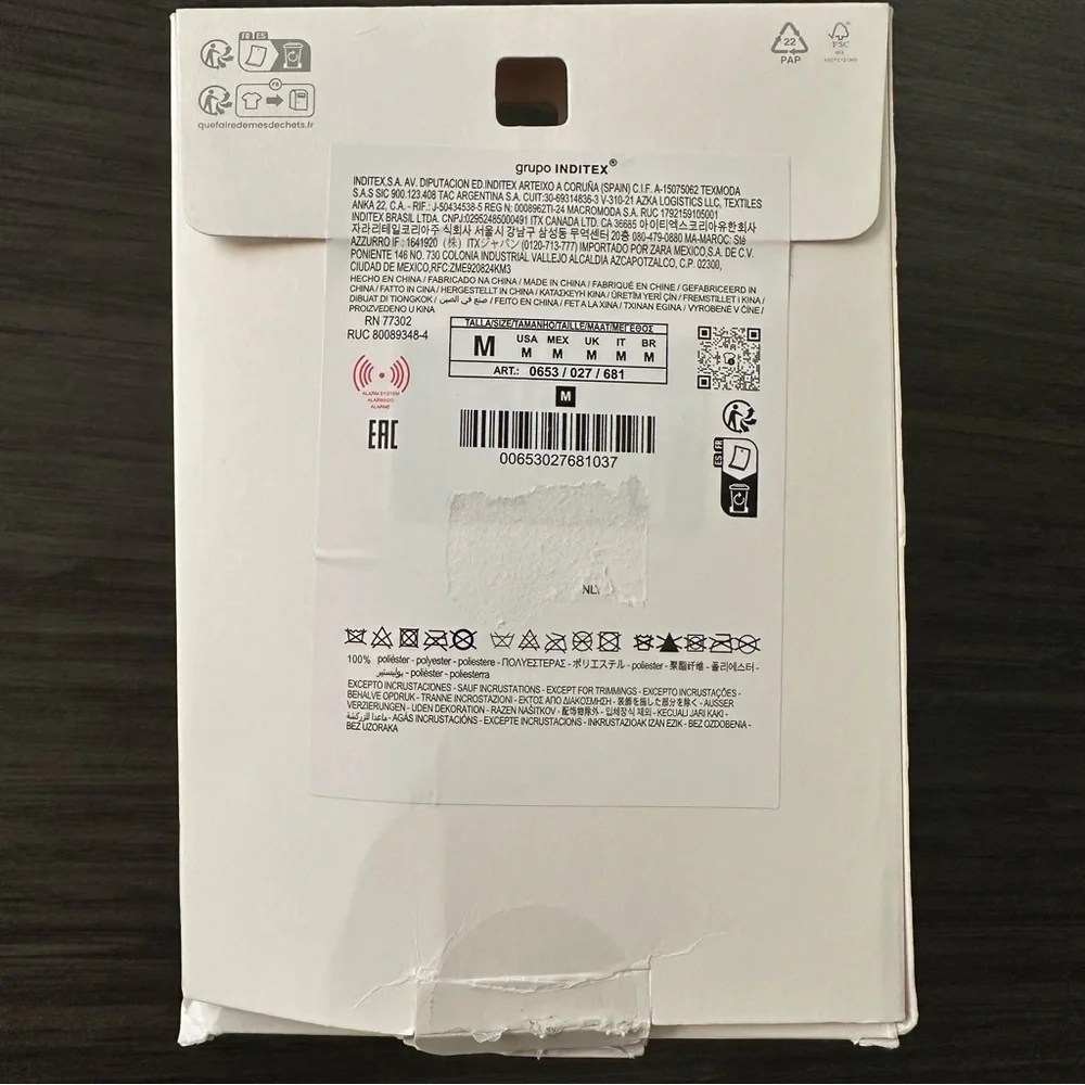 Zara Woven Floral Hair Clip in Burgundy - Picture 6 of 9